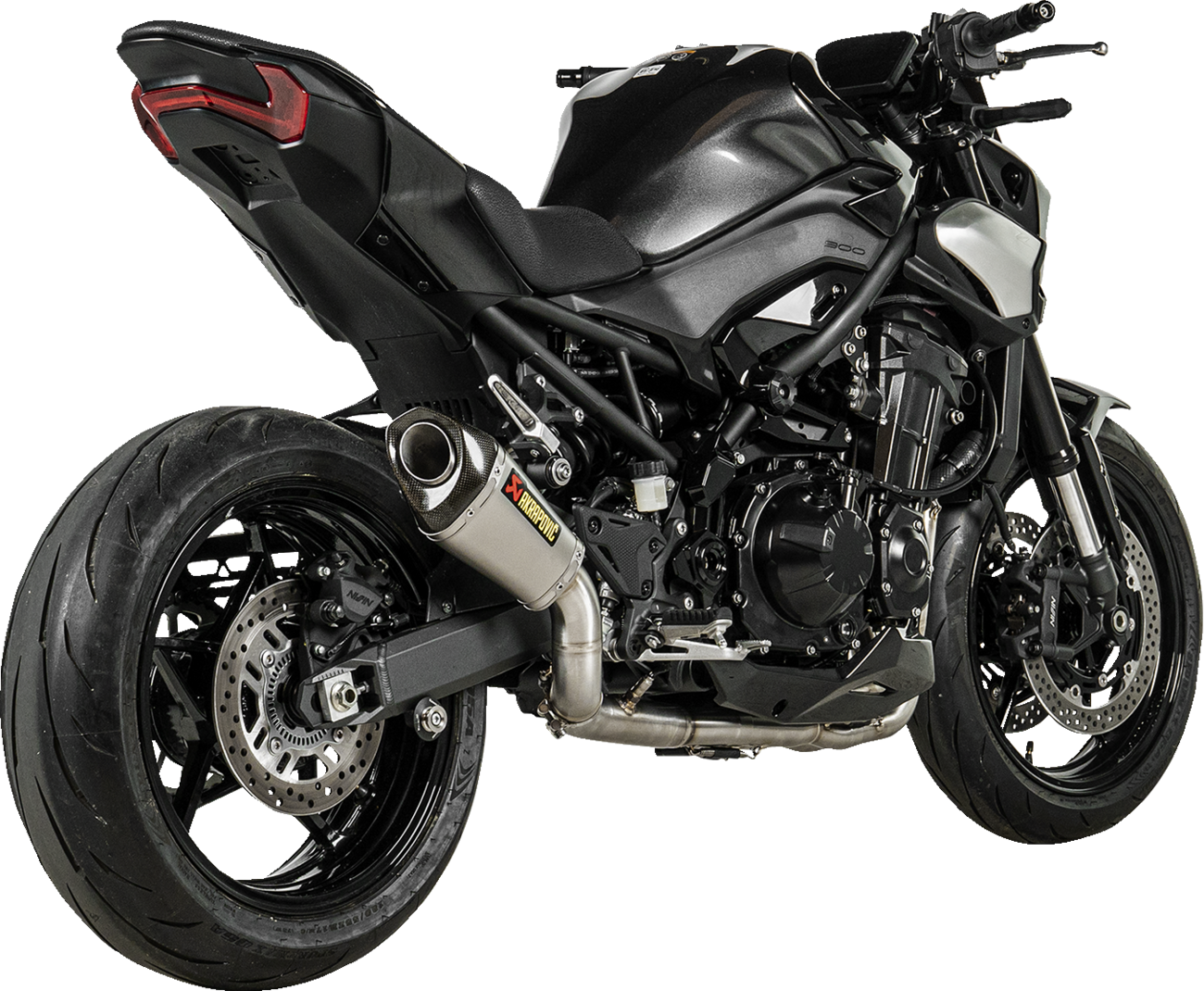 Akrapovic Slip-On Line Muffler - Race - Titanium - Kawasaki Z900