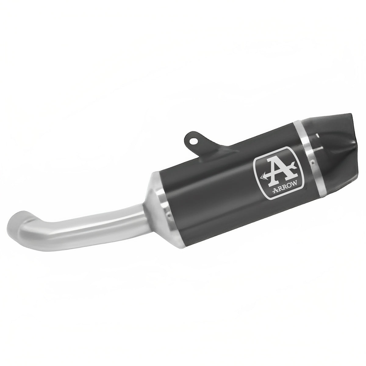 Arrow 72636AKN Indy Race Aluminium Dark Slip On With Carbon End Cap