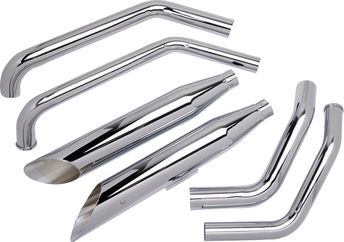 Cobra Classic Deluxe Exhaust - Chrome - VN1500