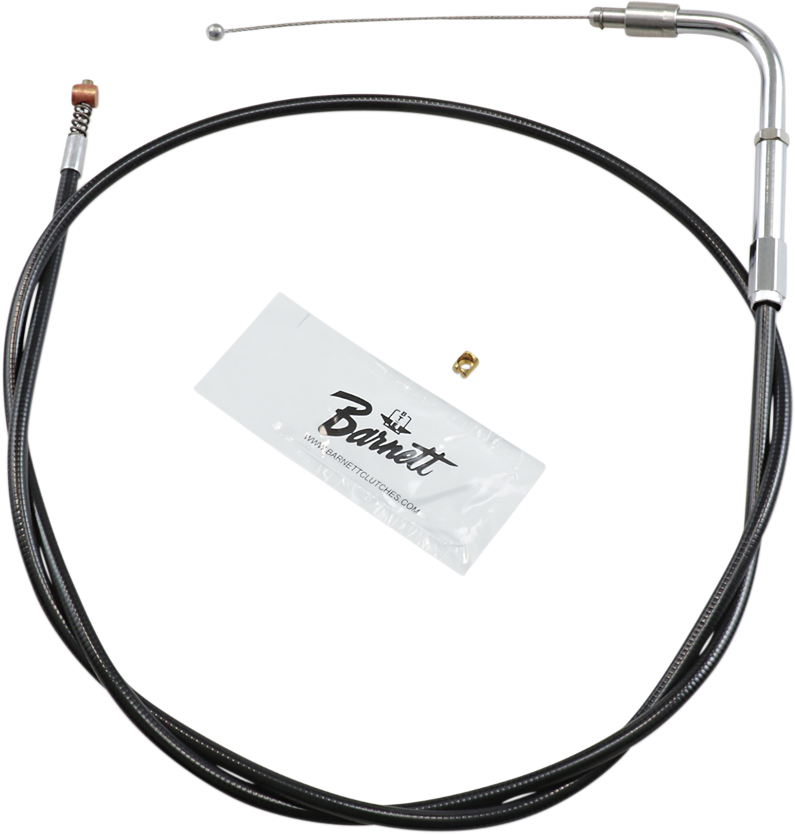 Barnett Black Vinyl Idle Cable - +6" Size - 38" Length