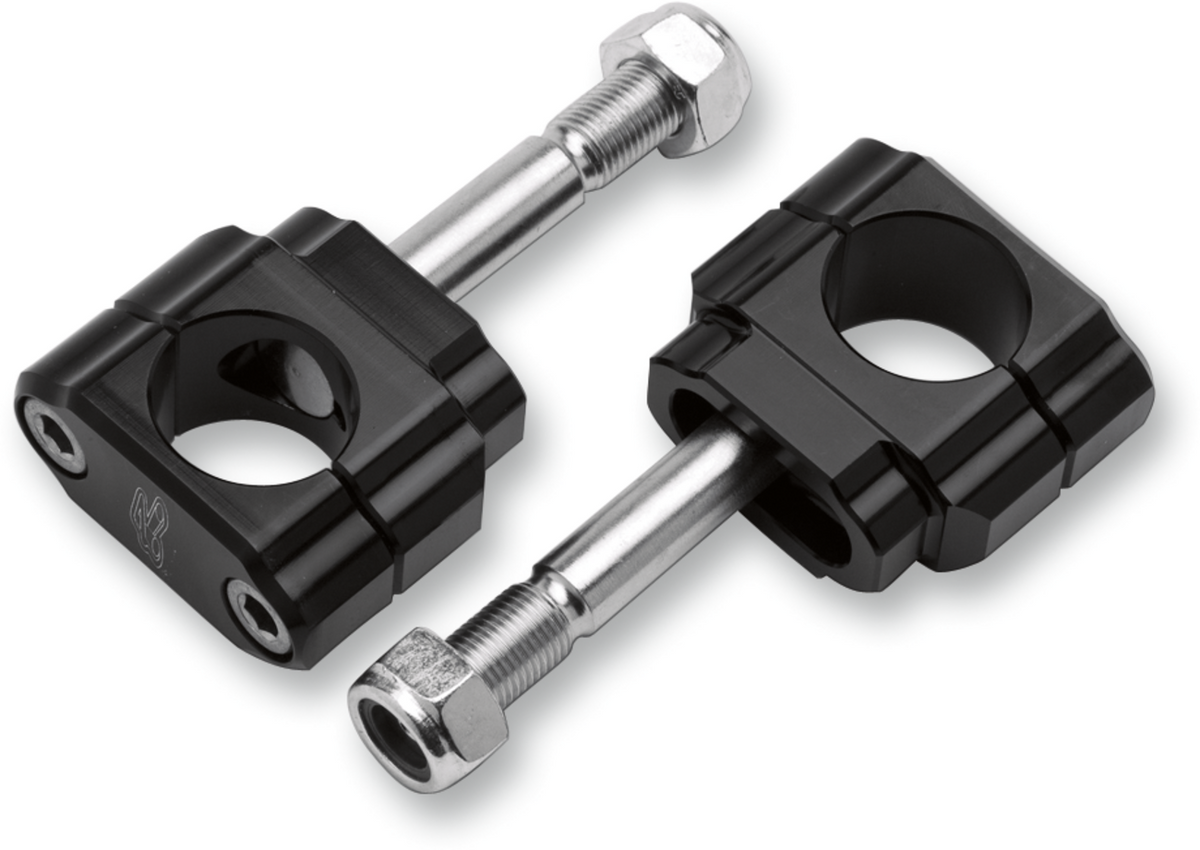 Renthal Rubber-Mounted Handlebar Clamp - 1-1/8" - 5 MM Offset