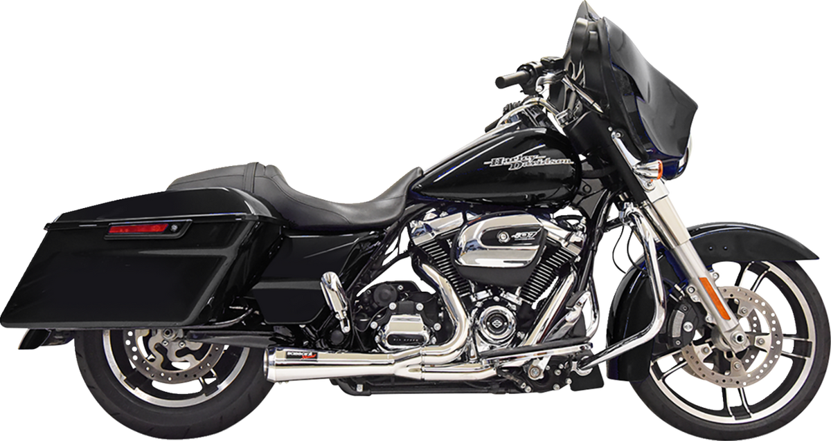 Bassani Xhaust Short 2:1 Exhaust For FL - Chrome