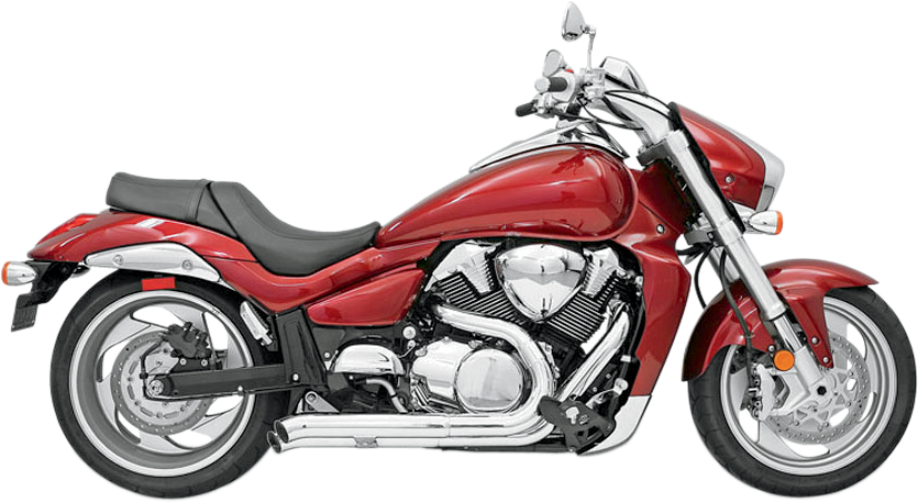 Bassani Xhaust Pro Street Turn Out Exhaust - Chrome - M109R