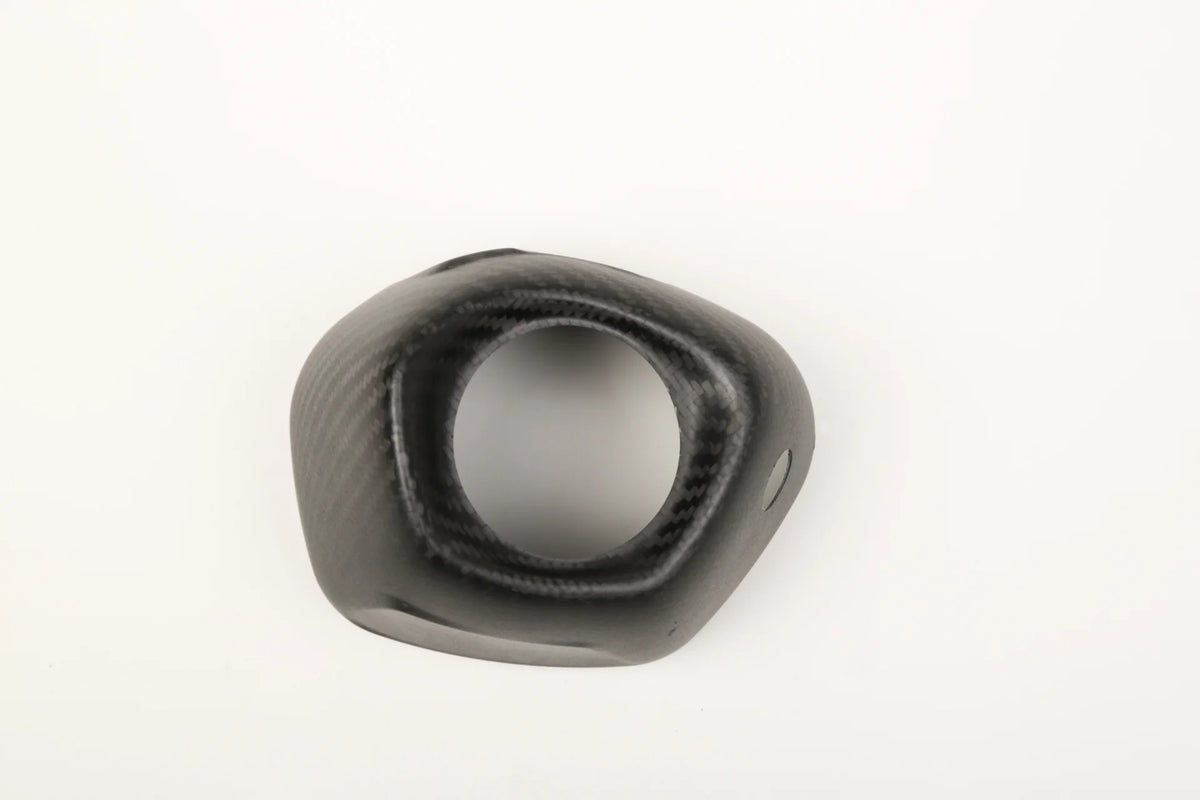 Yoshimura RS-12 Carbon Fiber End Cap Cover, RIght Side, Flat Finish