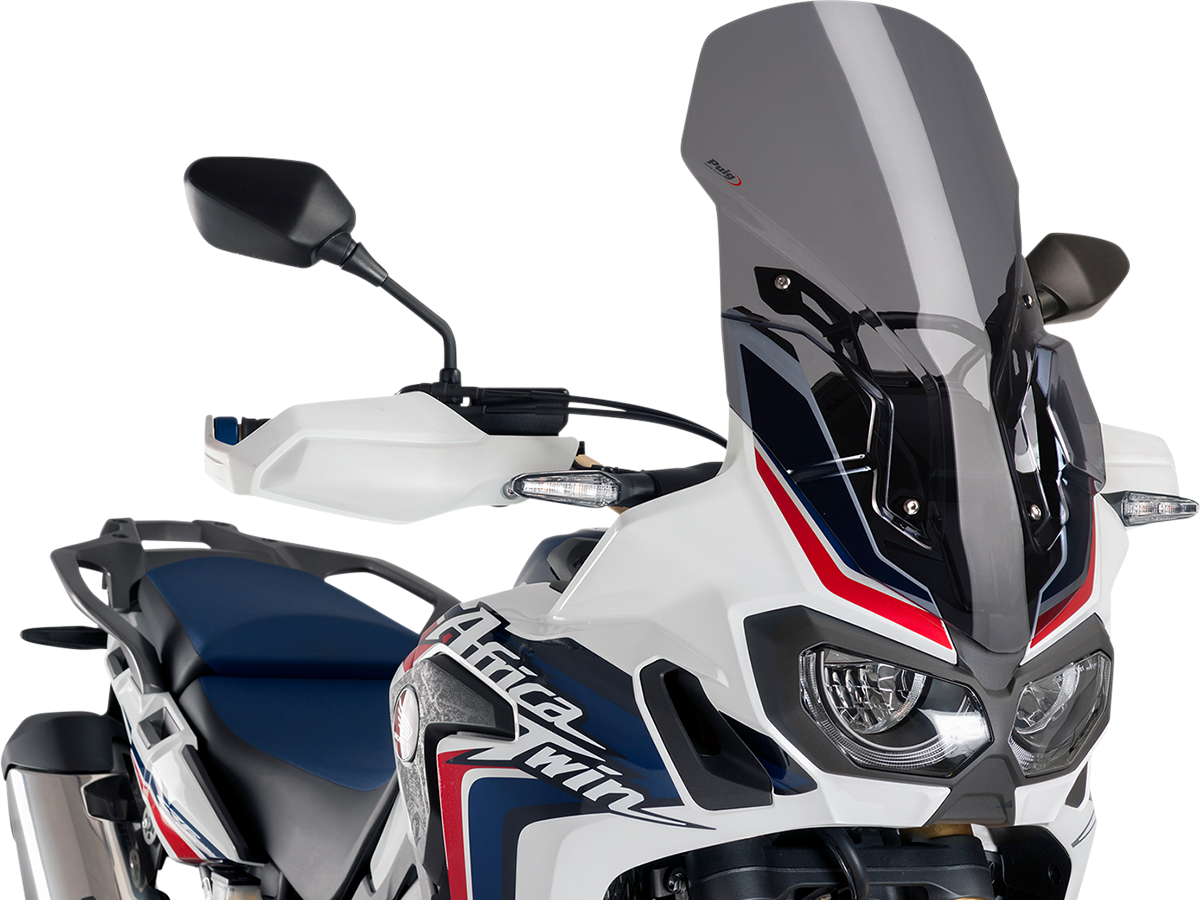 PUIG HI-Tech Parts Touring Windscreen - 23-1/4" - Dark Smoke - CRF1000
