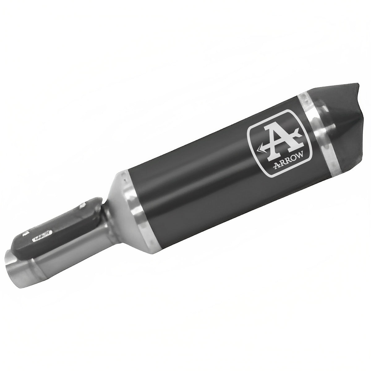 Arrow 71903AKN Race-Tech Aluminium Dark Slip On With Carbon End Cap