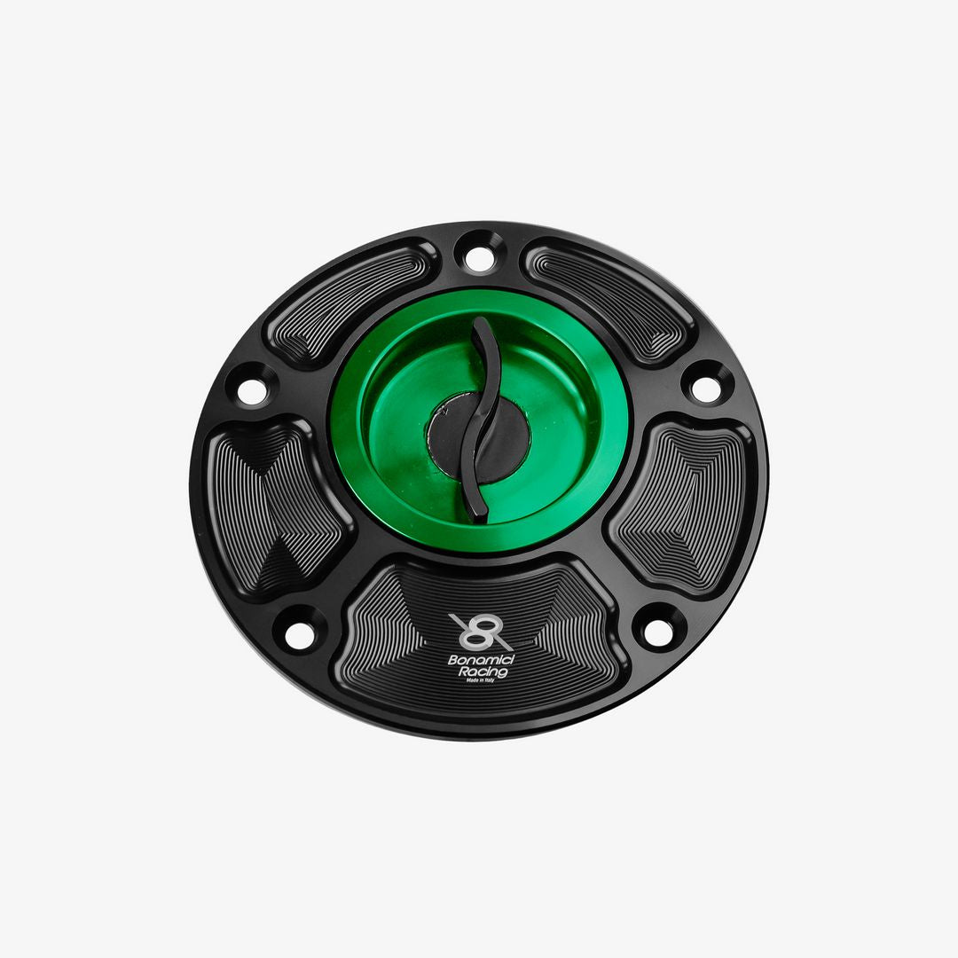 Bonamici Racing Tank Cap - Yamaha All Models - Green