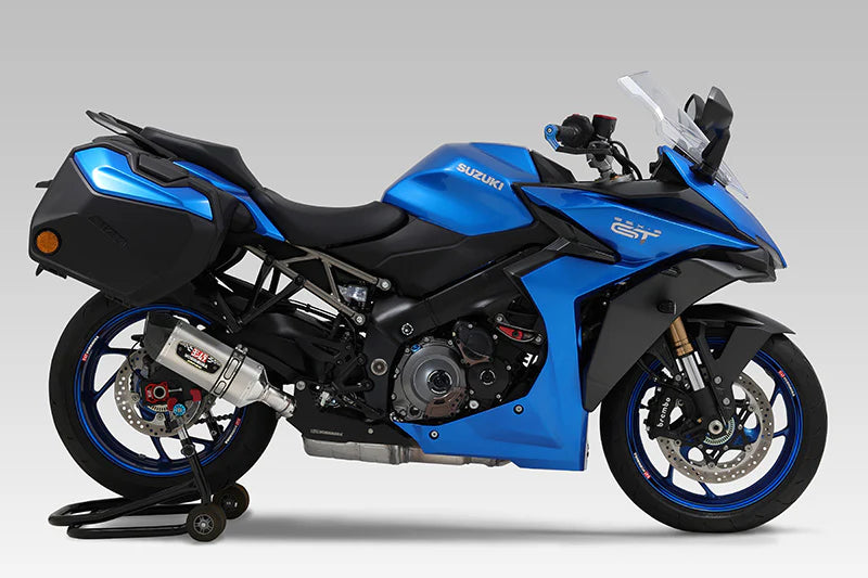 Yoshimura 21-26 GSX-S1000/GT/S950/KATANA R-77s STAINLESS SLIP-ON W/ SATIN FINISH MUFFLER (EEC)