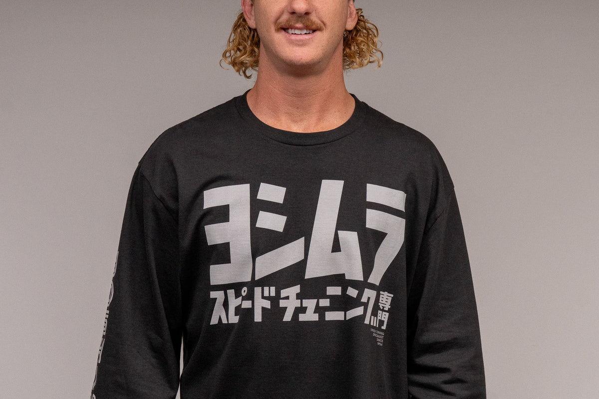 Yoshimura Speed Tuning Long Sleeve Tee Coal