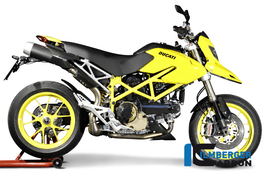 Ilmberger Carbon Exhaust Heat Shield Carbon For Ducati Hypermotard 1100