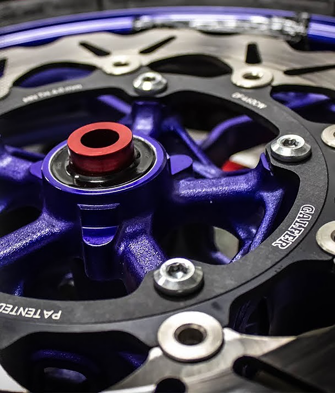 Driven Racing Wheel Spacer - Captive - Red - Kawasaki