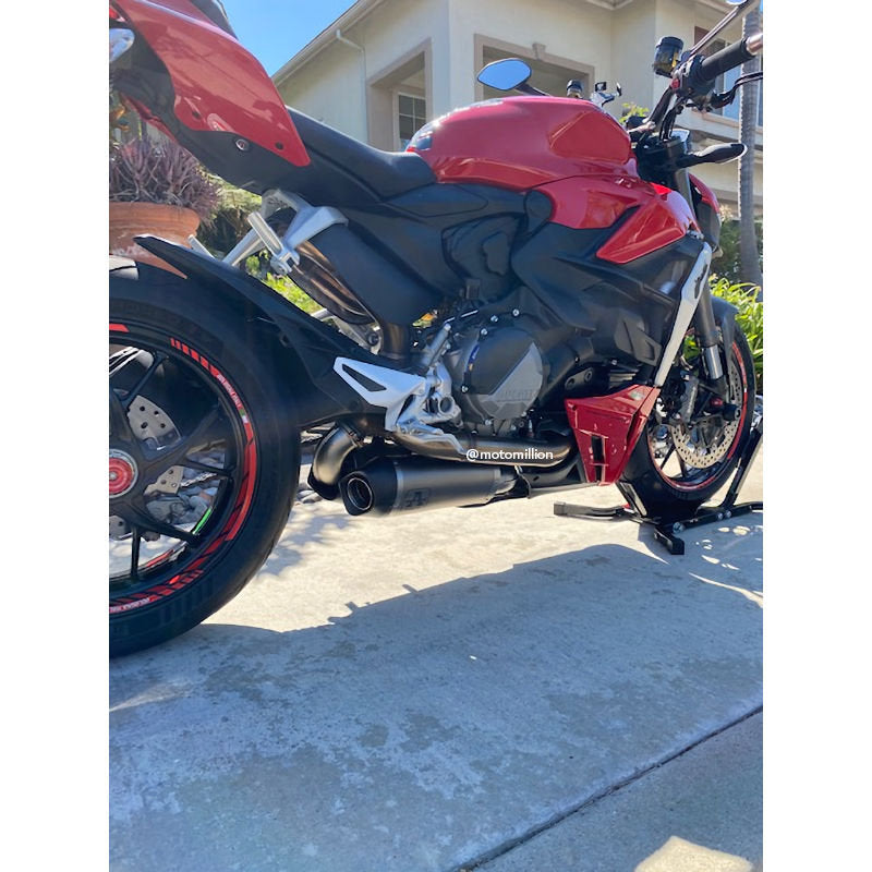 Arrow Works Slip On Racing Titanium Exhaust for Streetfighter V2