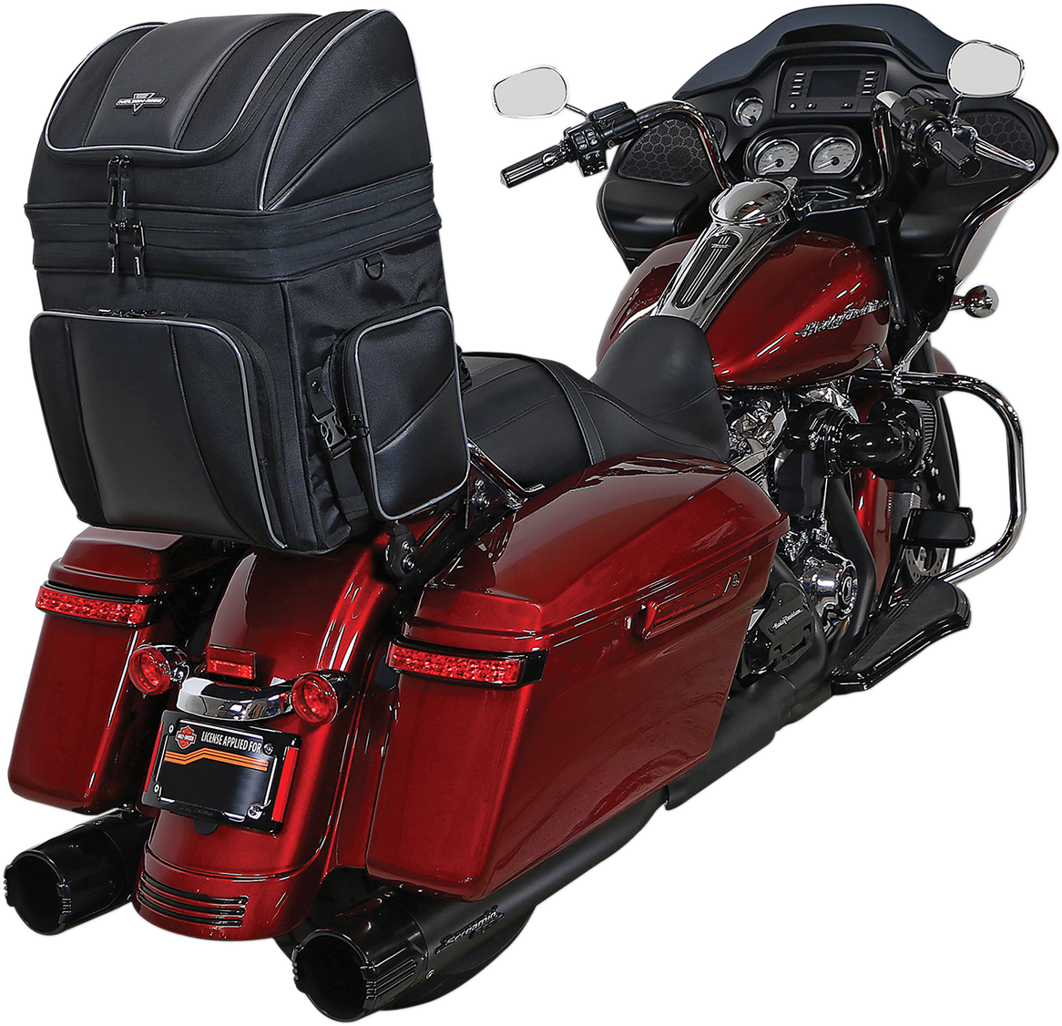 Nelson RIGG Destination Backrest Rack Bag - Black