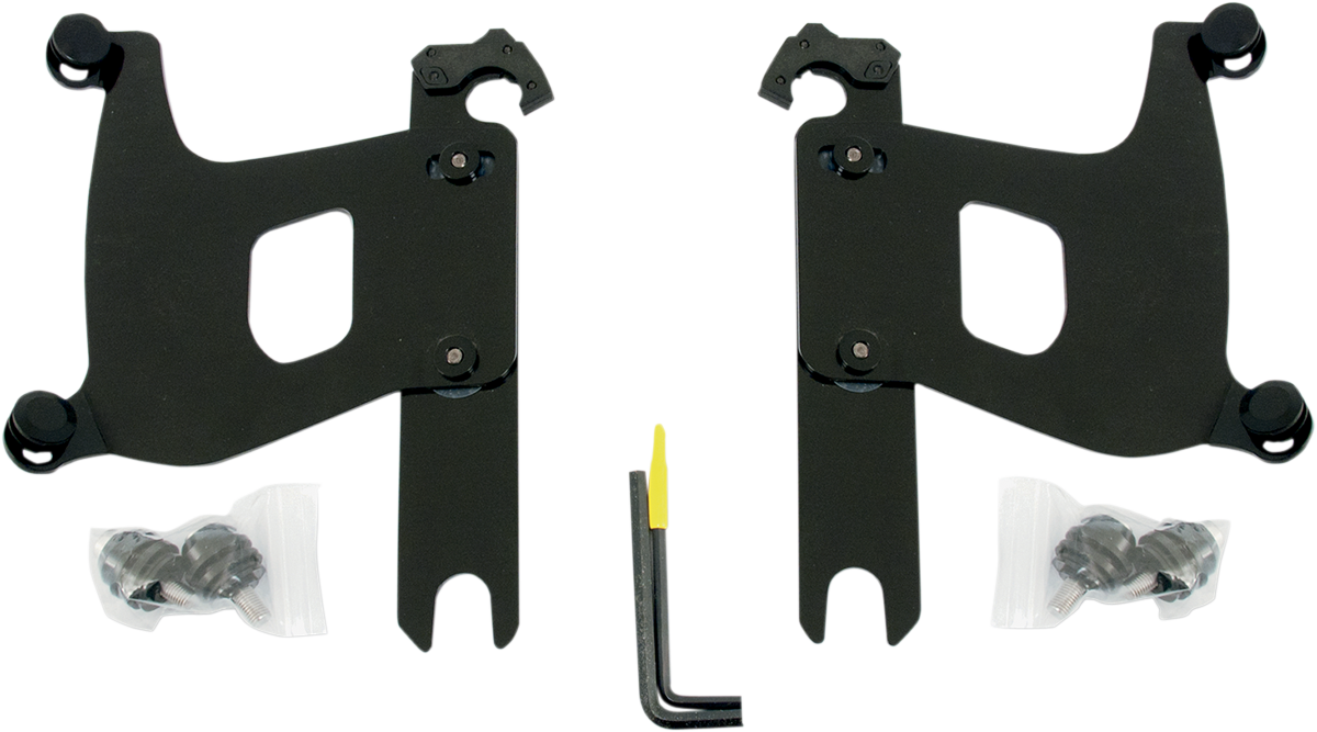 Memphis Shades Bullet Trigger Lock Mounting Kit - Covered Forks - Without Lightbar - Black