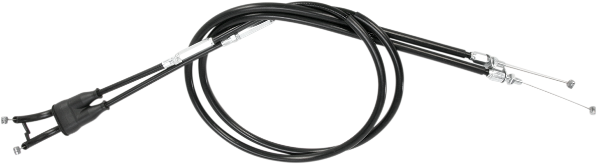 Motion Pro Black Vinyl Throttle Cable - Push/Pull - '11-'12 Kawasaki KX