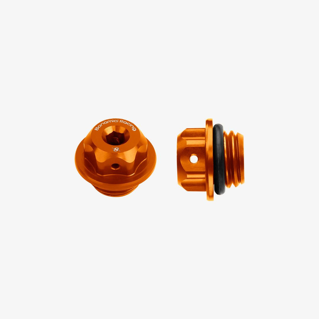Bonamici Racing Oil Cap - M19,5x2,5 - Orange
