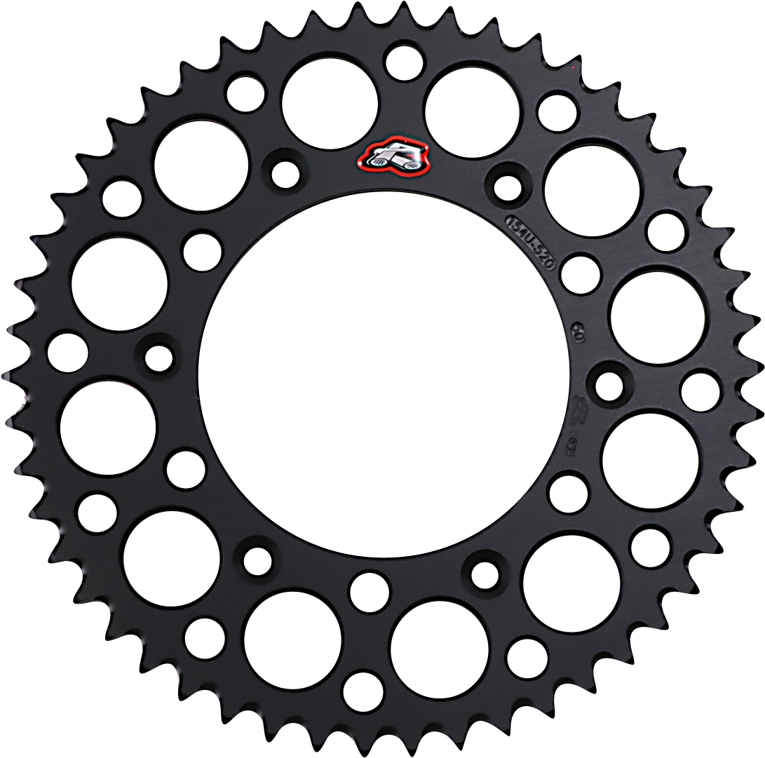 Renthal Rear Sprocket - Aluminum - 50 Tooth - Black - Honda