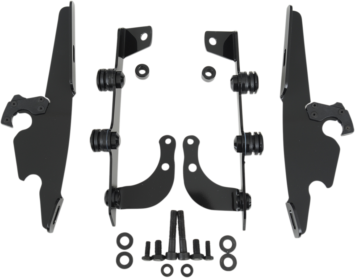 Memphis Shades Batwing Trigger Lock Mounting Kit - VT 750 Phantom - Black