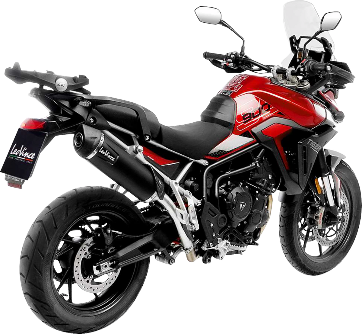 LeoVince LV One EVO Slip-On Muffler - Black Edition - Tiger 900