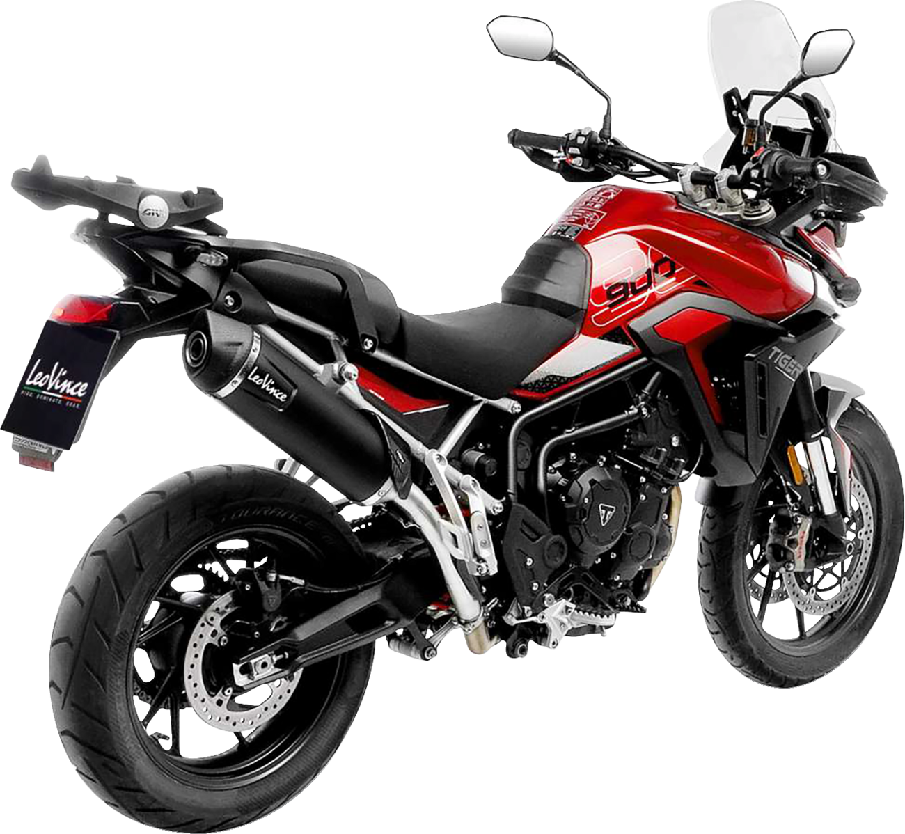 LeoVince LV One EVO Slip-On Muffler - Black Edition - Tiger 900
