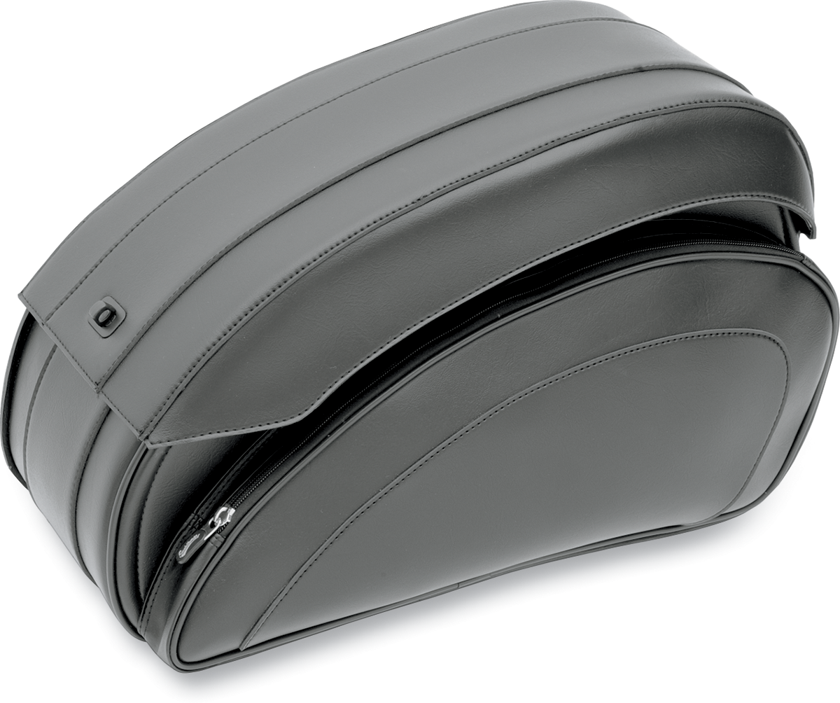 Saddlemen Deluxe Throwover Saddlebag - Black