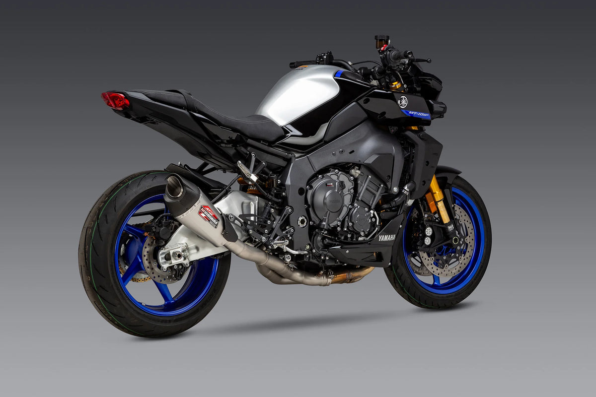 Yoshimura MT-10 22-26 Race AT2 Stainless 3/4 Exhaust, W/ Stainless Muffler