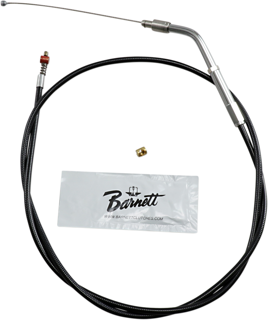 Barnett Black Vinyl Idle Cable - +6" Size - 38" Length