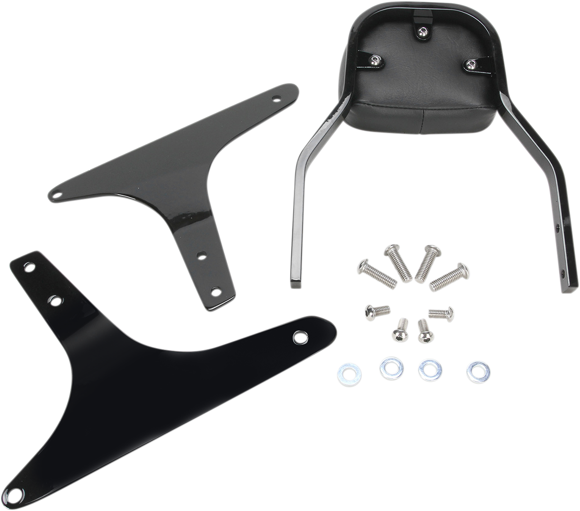 Cobra Mini Sissy Bar - Black - Softail