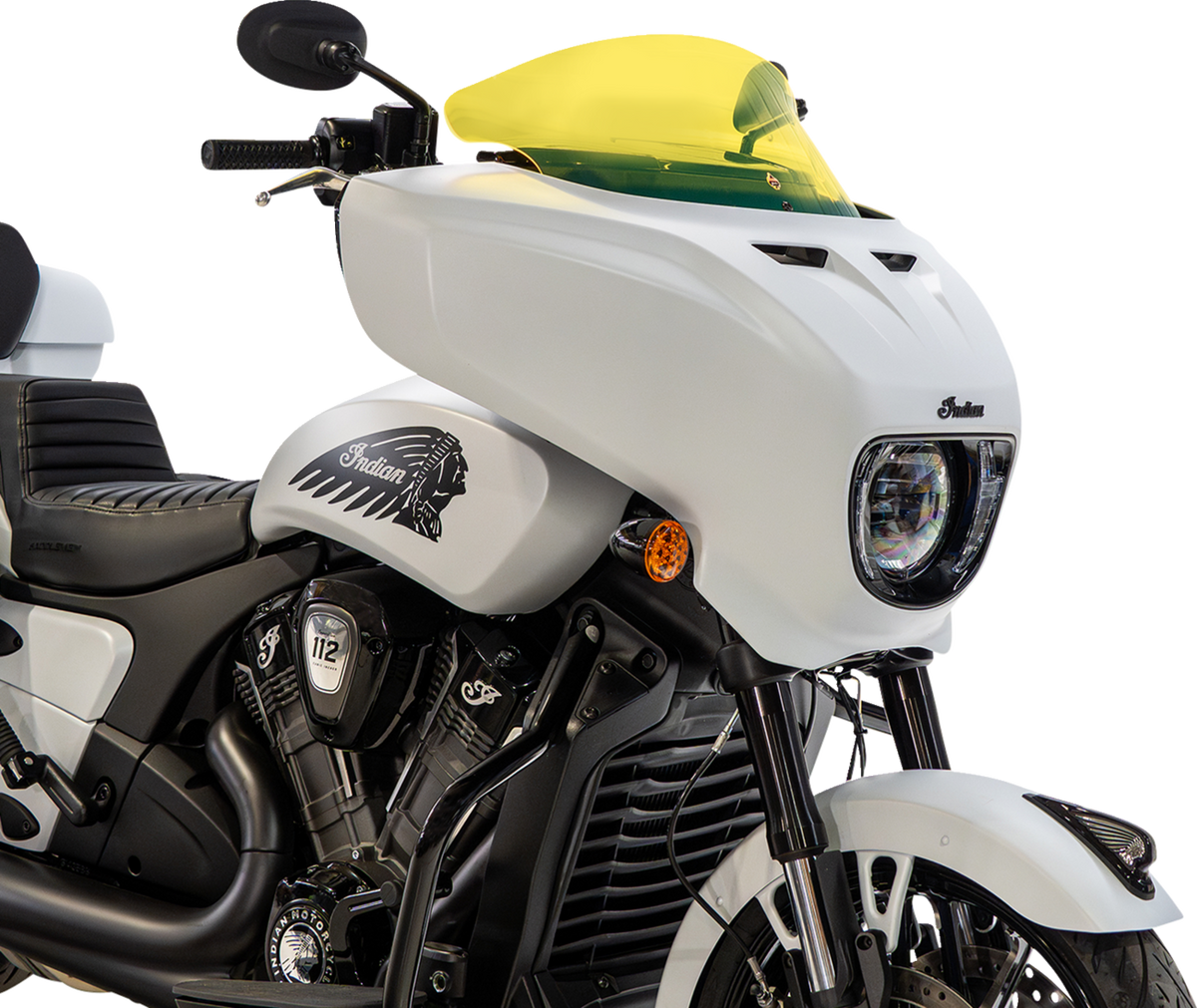 Klock Werks Windshield - 9" - Yellow Ice - Chieftain PowerPlus/Roadmaster PowerPlus