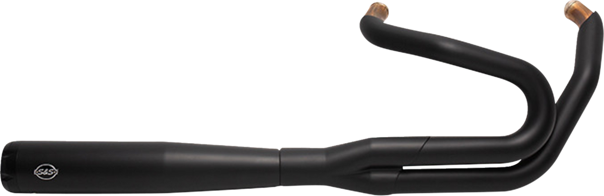 S&S Cycle 2-Into-1 Exhaust System - Black