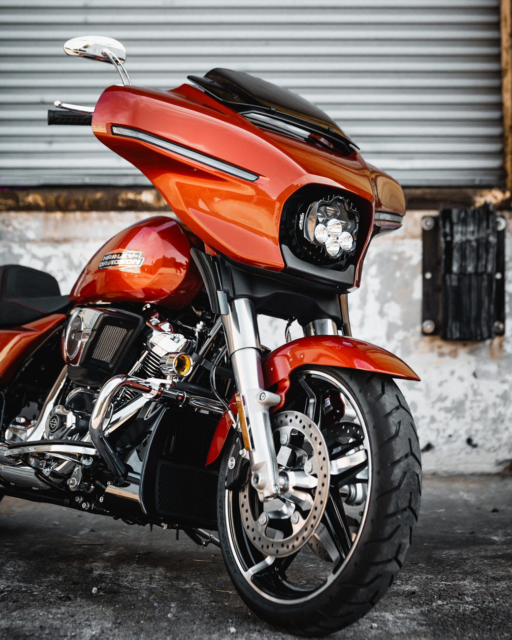 Custom Dynamics LED Headlight - Shark Demon® - FLHX/FLHL