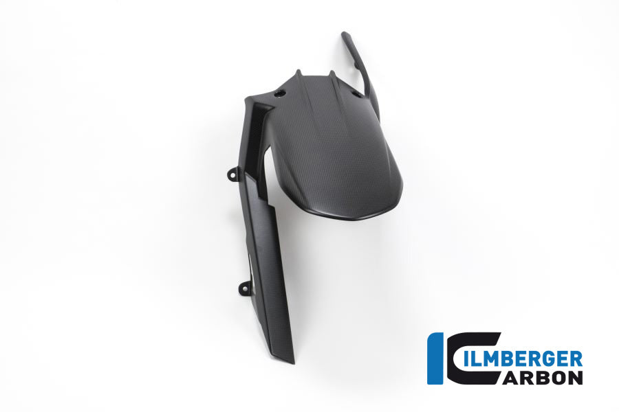 Ilmberger Carbon Rear Hugger Including Upper Chain Guard Ducati MTS 1200 2016 Enduro - Matte
