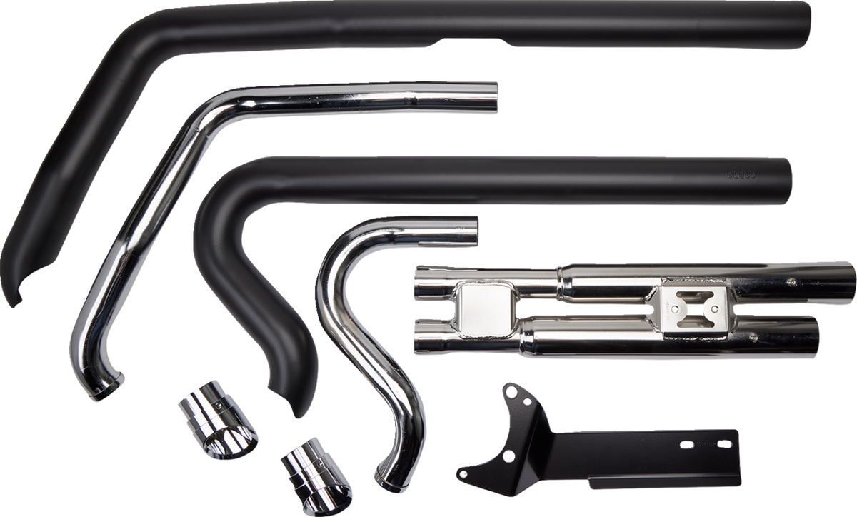 Cobra Speedster Slashdown Exhaust - Dyna '12-'17