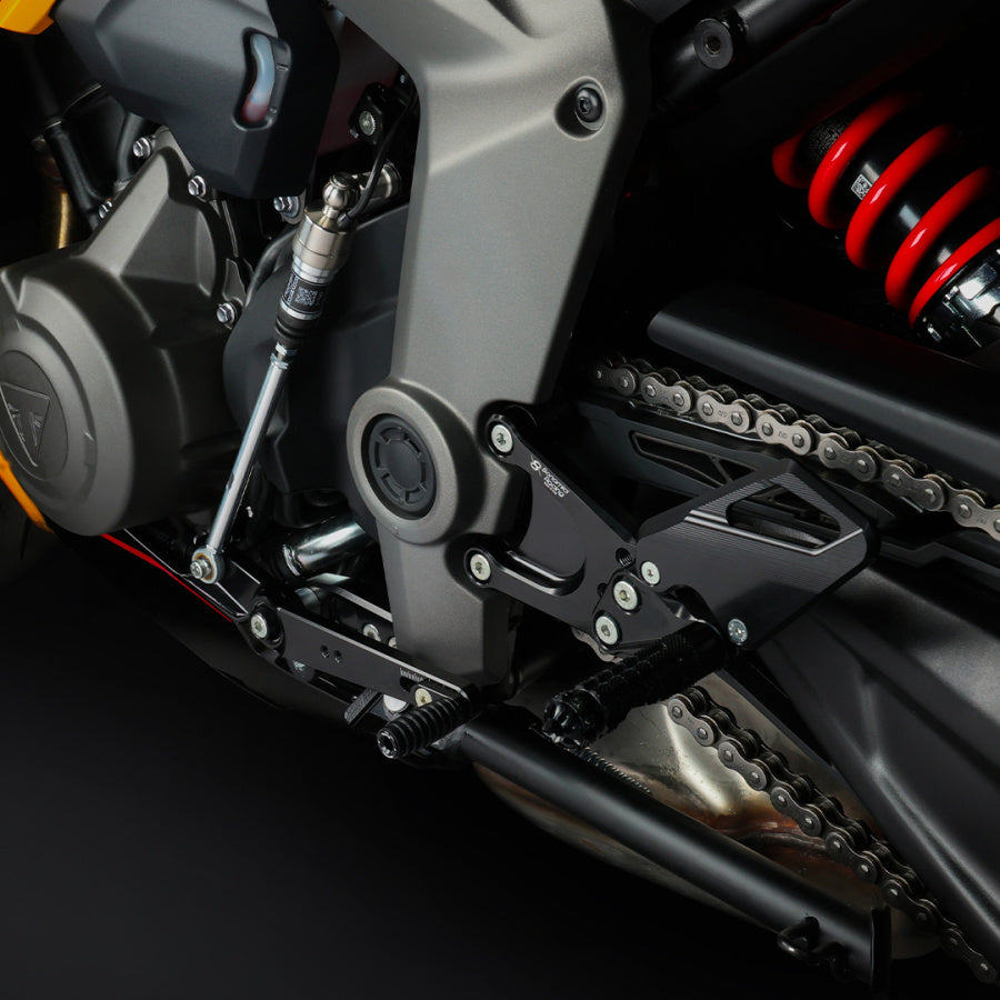 Bonamici Racing Adjustable Rearsets - Triumph Daytona 660