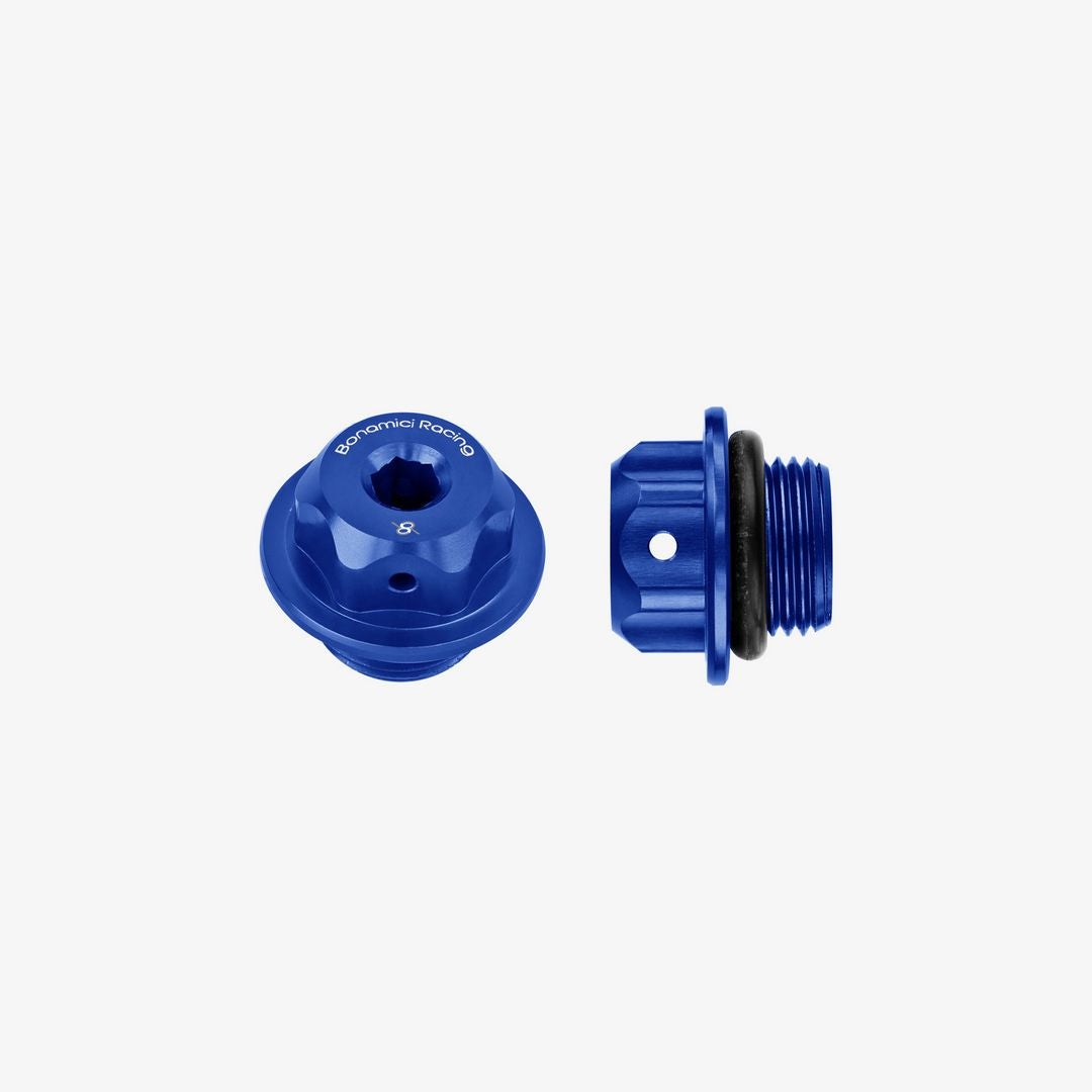 Bonamici Racing Oil Cap - M18x1,5 - Blue