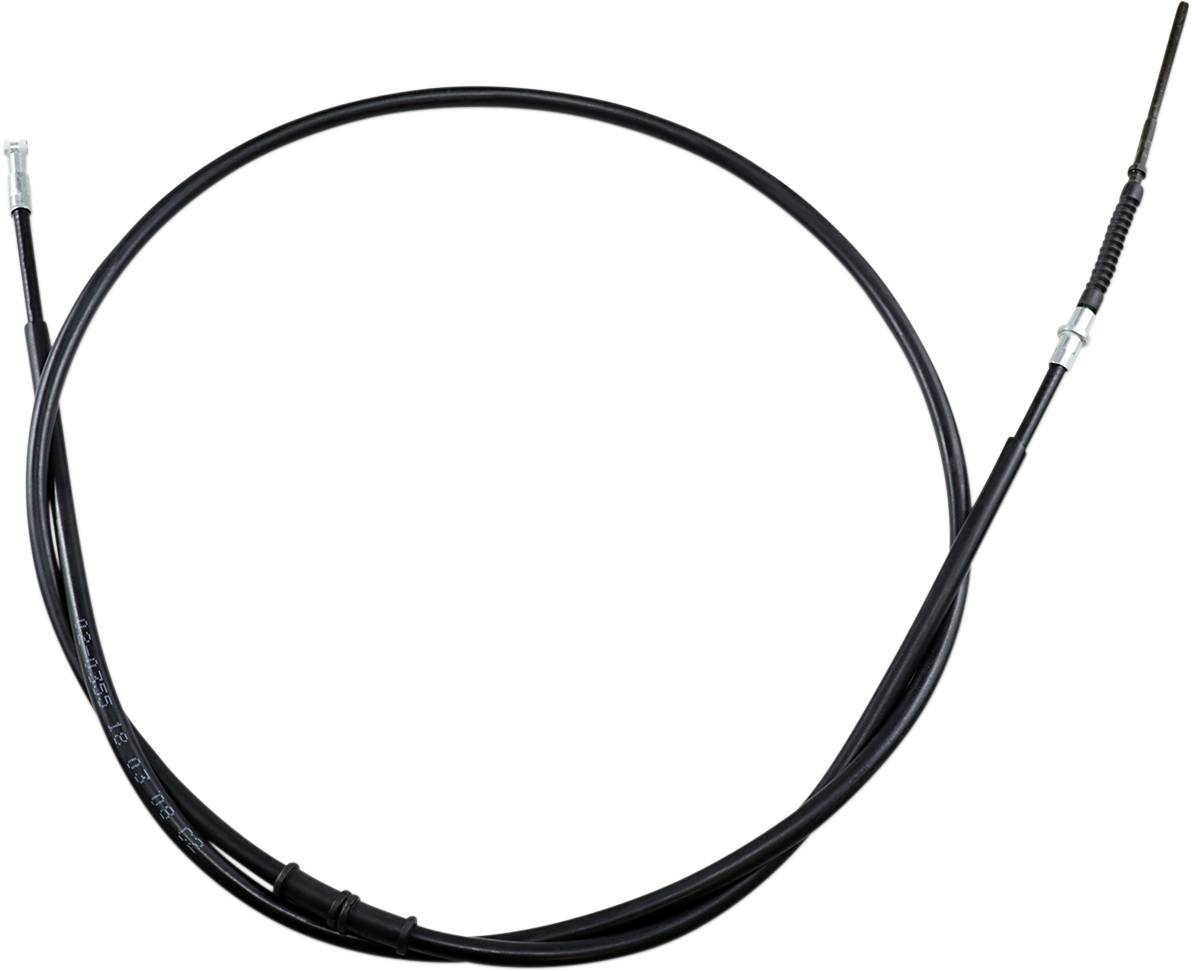 Motion Pro Black Vinyl Brake Cable - Rear - Hand - Honda
