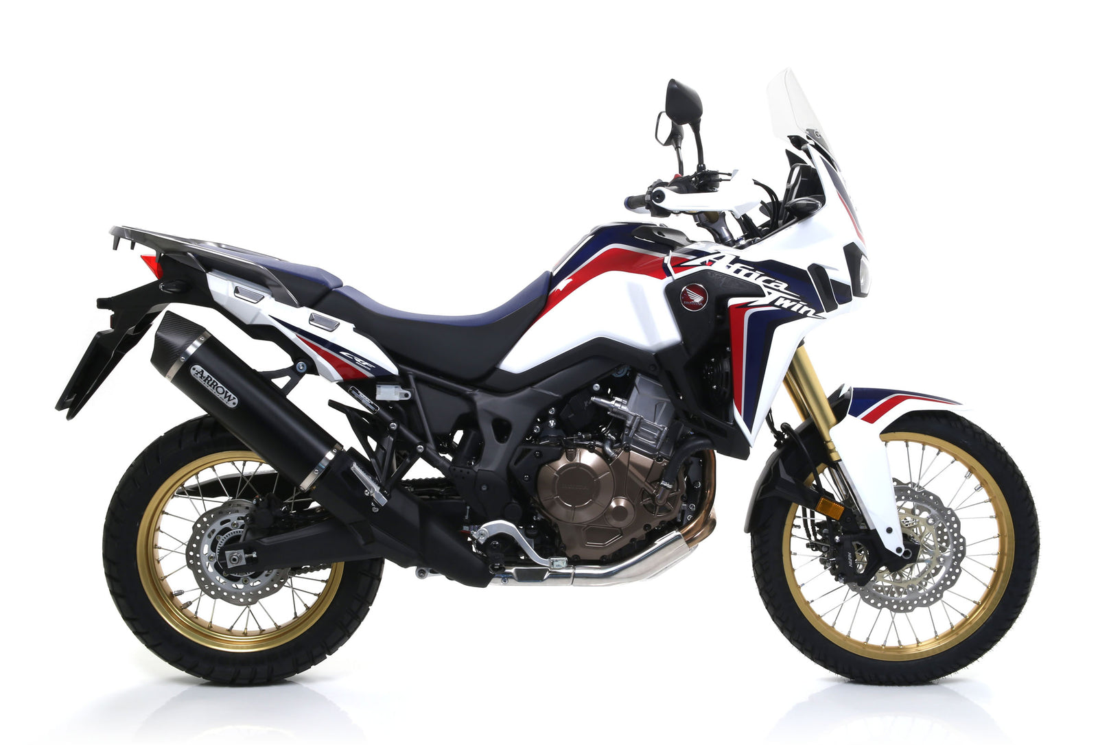 Maxi Race-Tech Aluminium Dark" Slip On With Carbon End Cap"