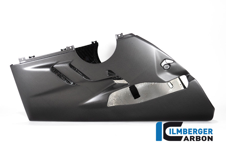 Ilmberger Carbon Belly Pan Ducati Panigale V4 22 For Higher Exhaust With Sidestand - Matte