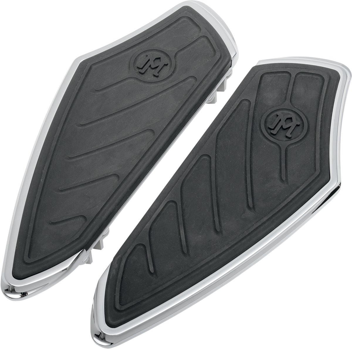 Performance Machine (PM) Contour Floorboards - Driver - Chrome