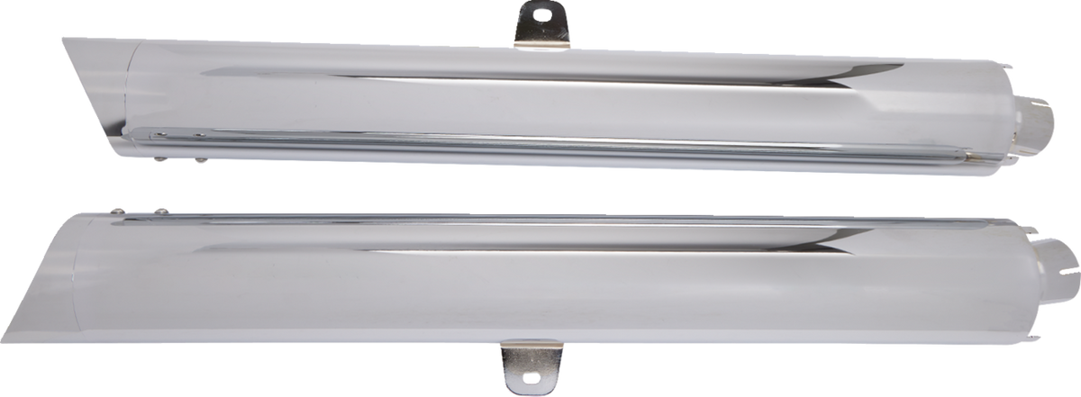 Cobra Classic Slip-On Mufflers - Scalloped