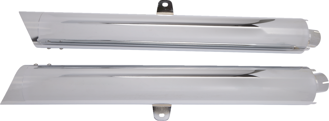 Cobra Classic Slip-On Mufflers - Scalloped