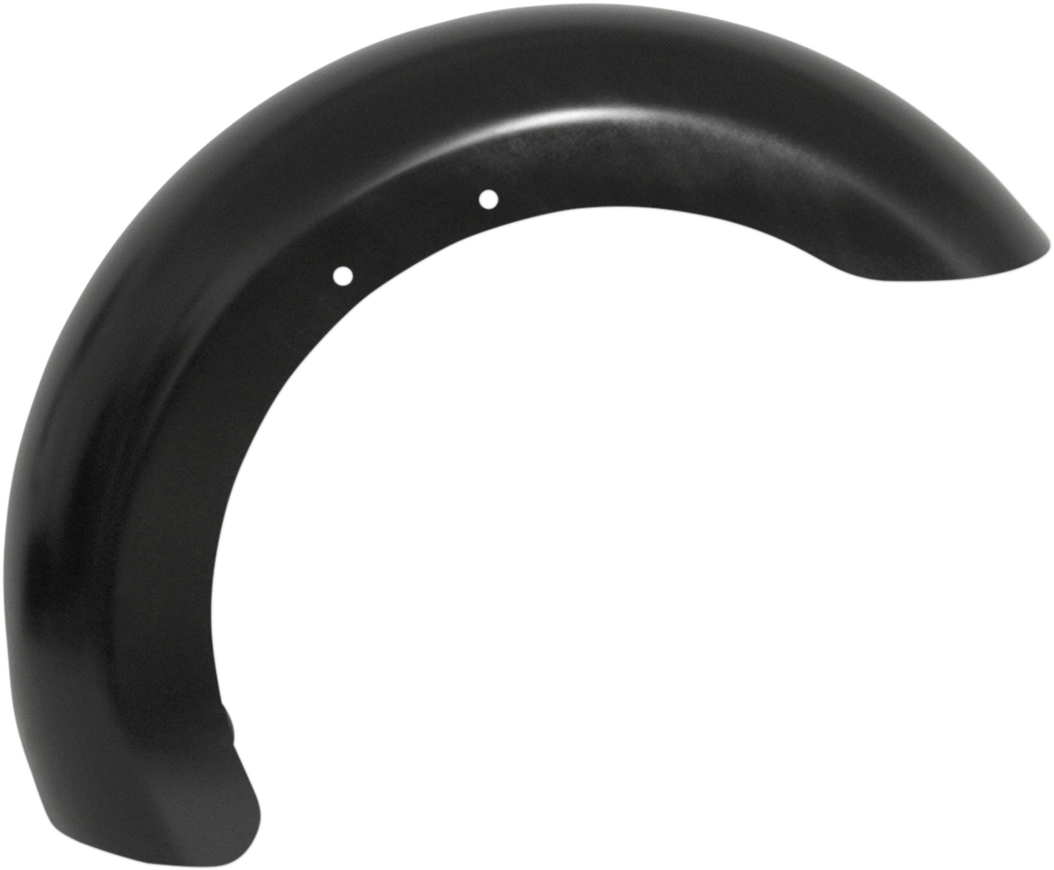 Klock Werks Roller Front Fender - Black - 18" - HD Softail