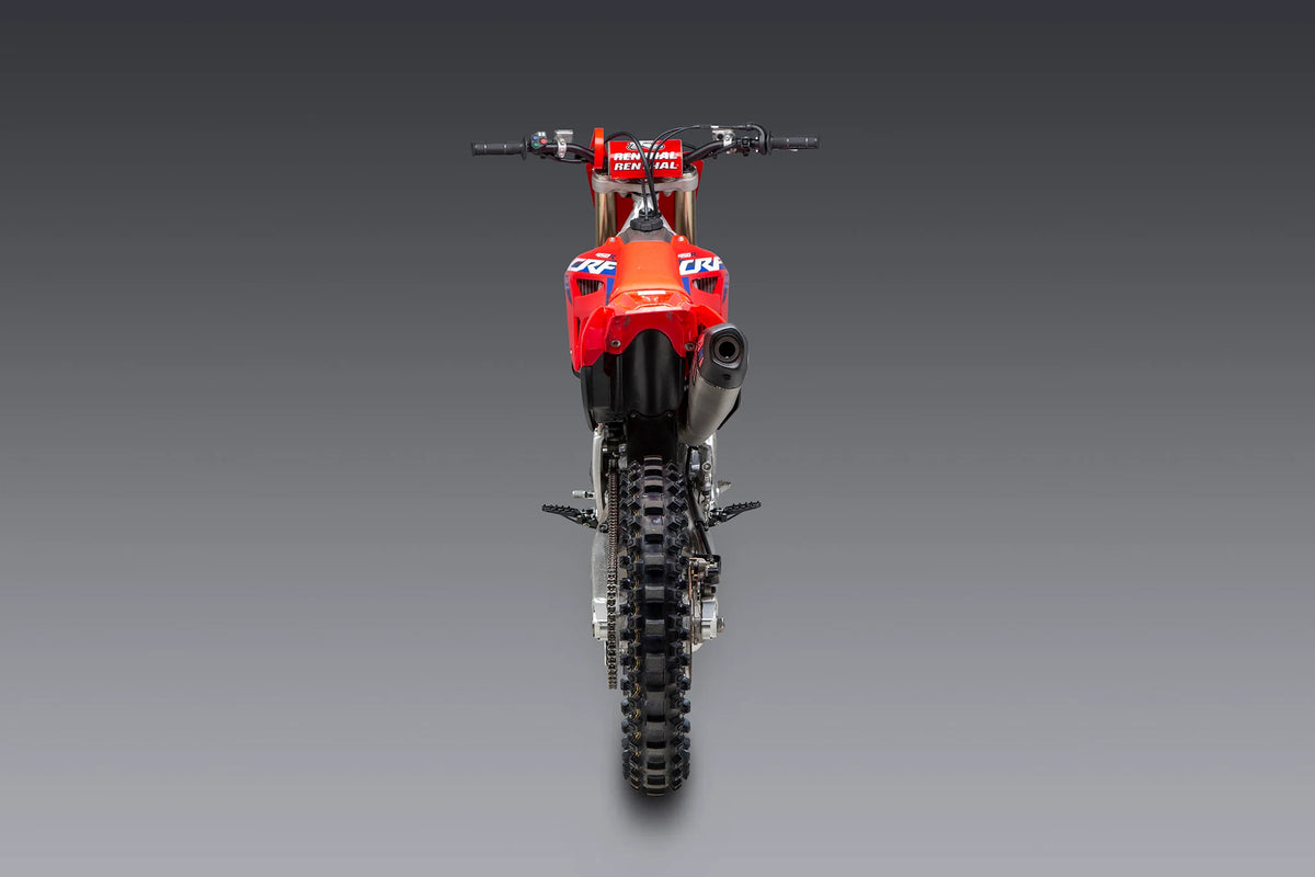 Yoshimura CRF450R/RX 2021-2024 / CRF450R-S 2023-2024 RS-12 Titanium Full Exhaust, W/ Titanium Muffler