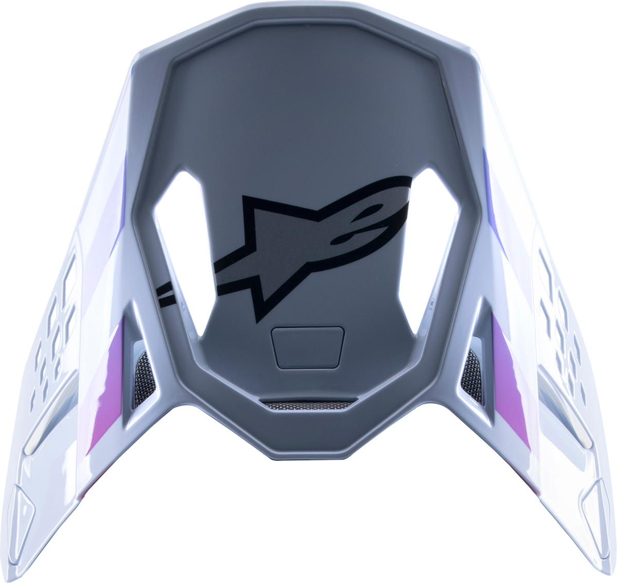 Alpinestars Supertech M10 Visor - Daytona - Haze Gray/Orange Fluo/Rhodamine