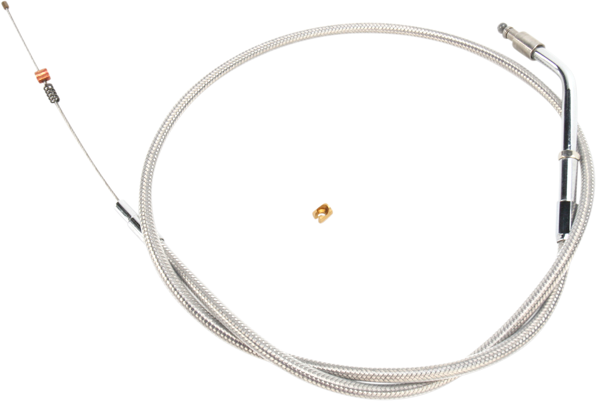 Barnett Stainless Steel Idle Cable - '00-'01 Touring