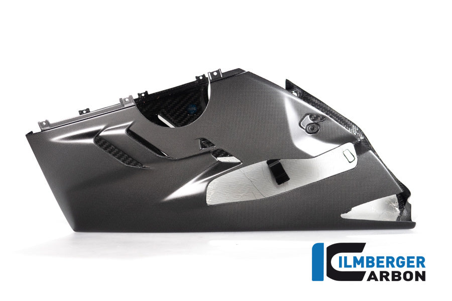 Ilmberger Carbon Belly Pan Ducati Panigale V4 22 For Low Exhaust With Sidestand - Matte