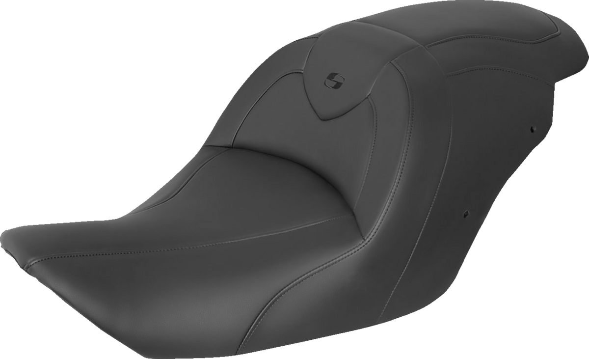 Saddlemen RoadSofa™ Seat - Without Backrest - Black/Black Stitching - GL1800 '14-'17