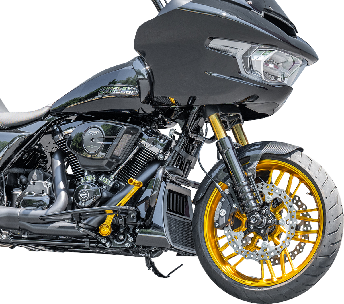 Arlen NESS Front Fender - Cafe - 19" - Carbon Fiber - FLT '24-'25