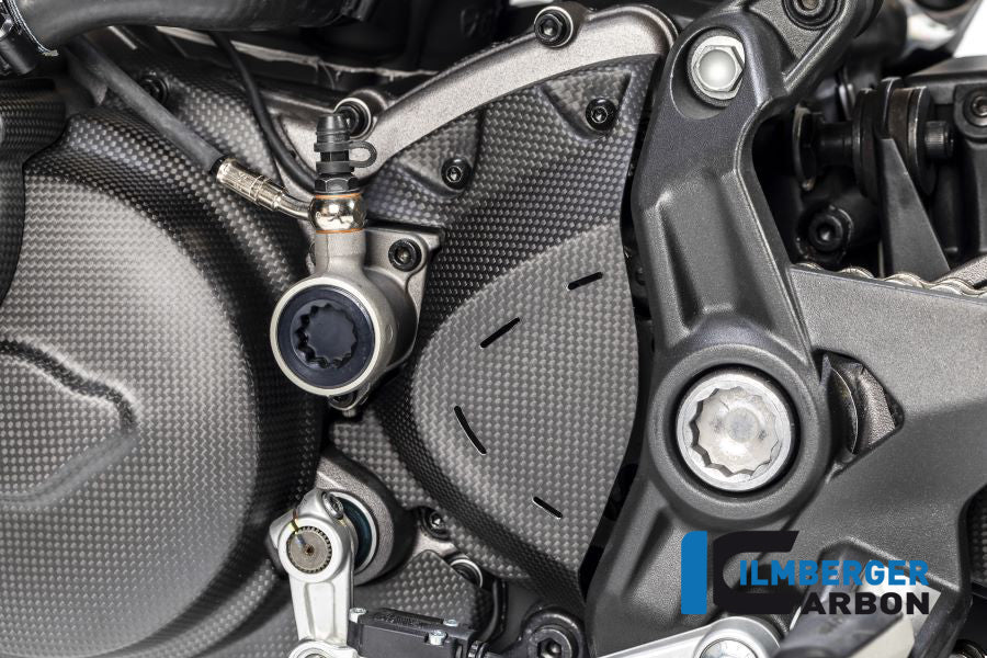 Ilmberger Carbon Front Sprocket Cover - Matte