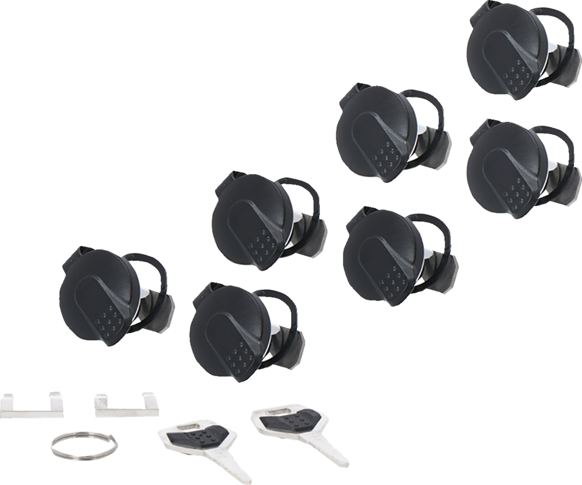 SW-Motech TRAX Lock Set - 7 Matching Locks With Keys